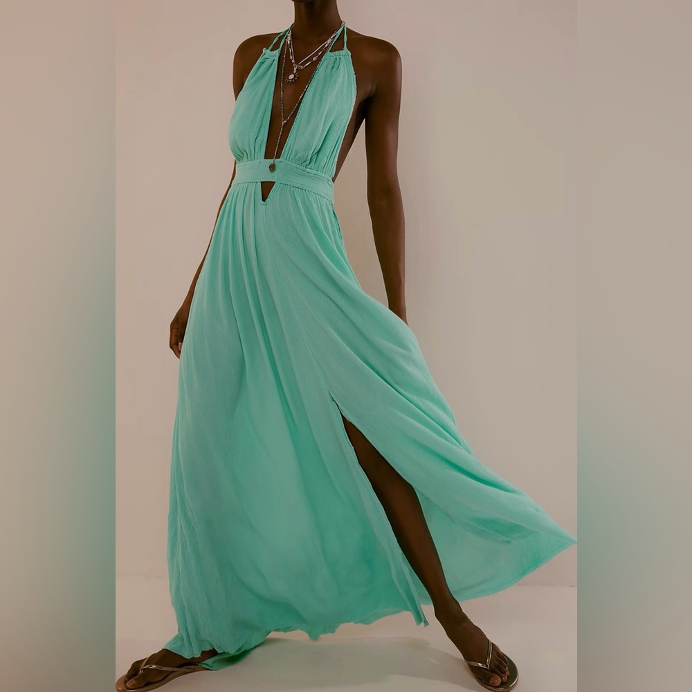 Free People Look into the Sun Maxi Dress Small